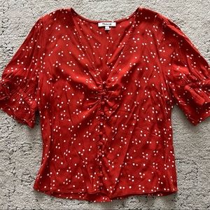 Brand: Madewell. Size 6. Color: deep burnt orange